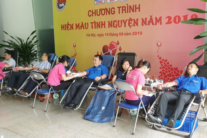 Đoàn thanh niên DMC tổ chức thành công chương trình  hiến máu tình nguyện  2019